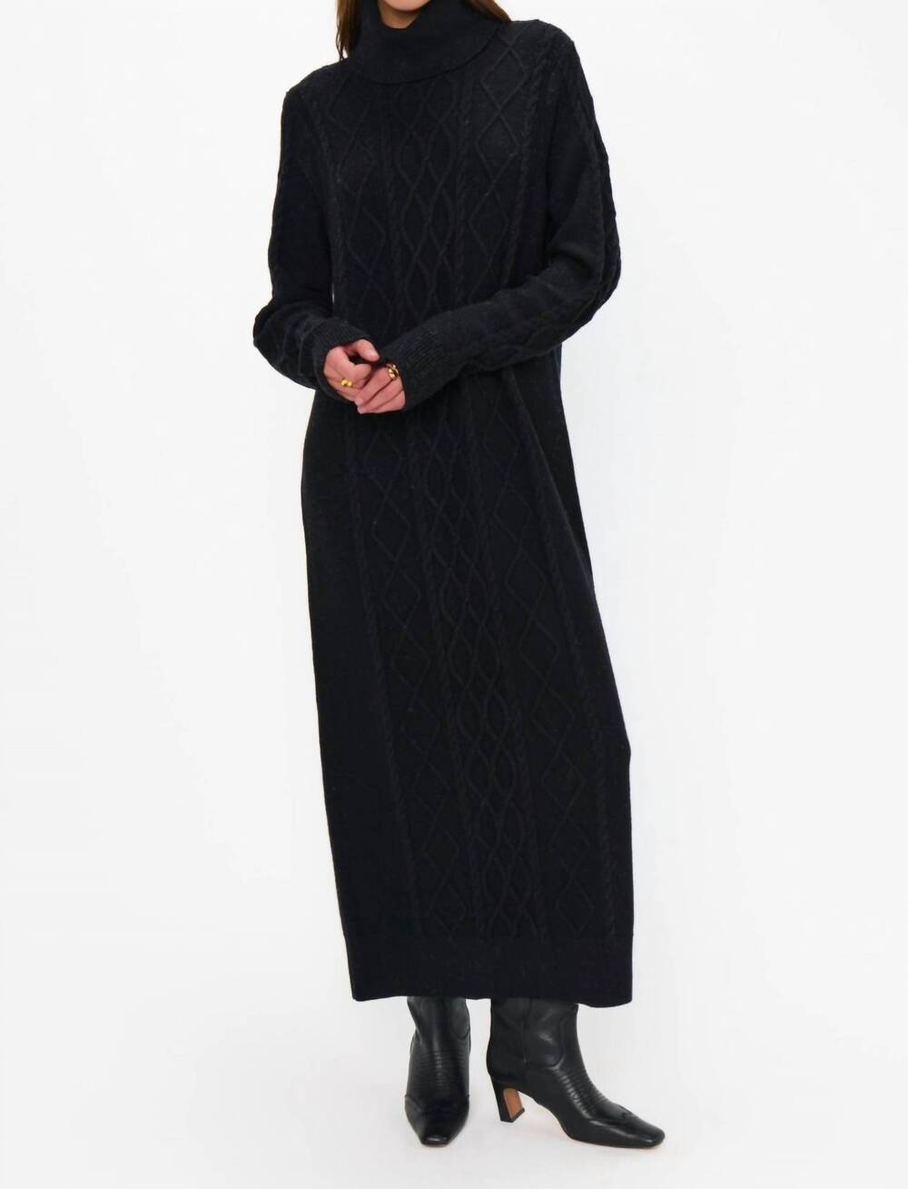 NEW SHOW ME YOUR MUMU montreal midi dress in black
